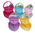 New Custom Wholesale Travel Jewelry Storage Box Organizer Mirror Double-layer Portable Jewelry Gift Box