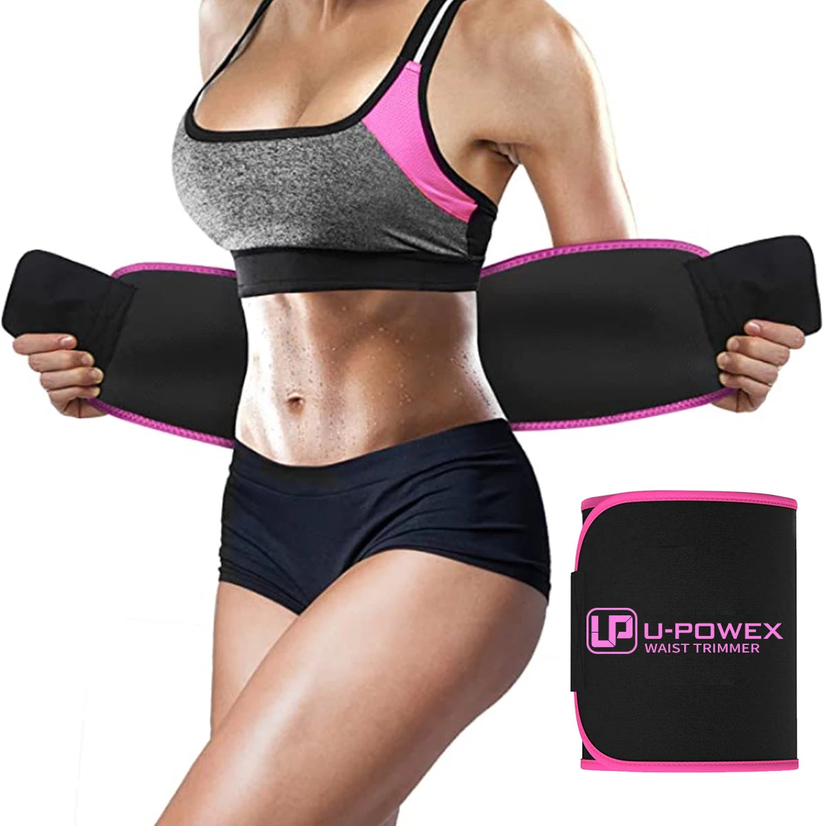 Custom Fitness Slimmer Sweat Belt Weight Loss Low Back Support Neoprene for Men Women Waist Trainer