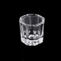 Nail Crystal Dappen Dish Manicures Glass Cup Nail Acrylic Liquid Cup with Lid for Nail Art Manicure Salon Tools