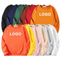 Wholesale Unisex Custom Embroidered Crewneck Sweatshirts Men's French Terry Cotton Sweater Oversized Jumpers for Autumn Season
