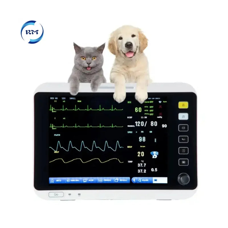 Rayman Veterinary Patient Monitor Multi-Parameter Monitor Equipment for Animal Use