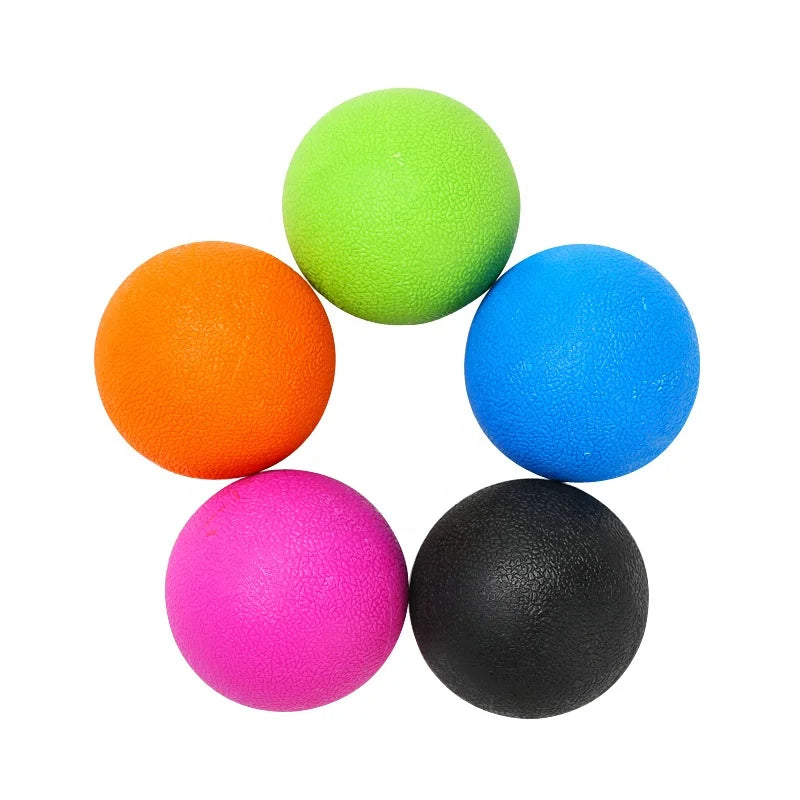 Silicone TPE Fascia Ball Muscle Relaxation Exercise Sports Fitness Yoga Peanut Massage Ball