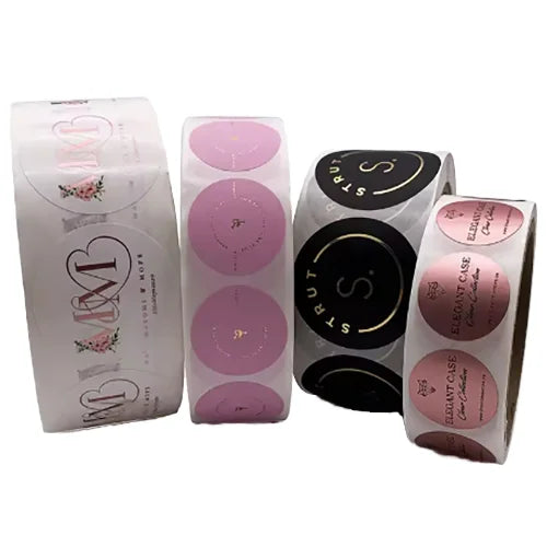Good Printing Self Adhesive Roll Paper Packaging Label Skin Care Cosmetics Lotions Perfume Essential Oils Shampoo Lipstick