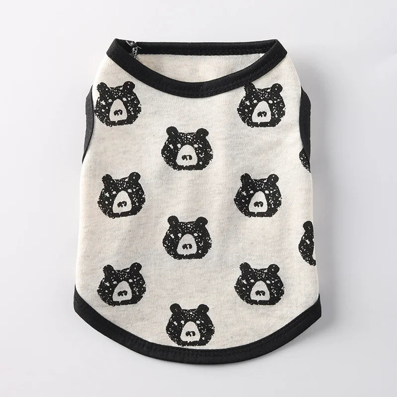 High Quality Factory Wholesale Custom Summer Spring Breathable Comfortable Puppy Shirts Dog Clothes for Pet