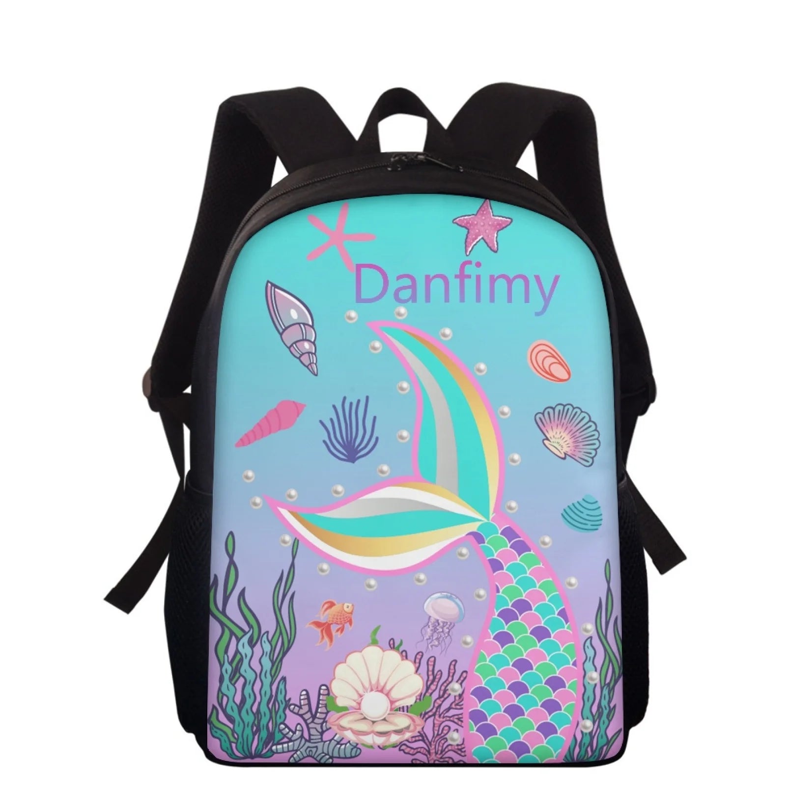 Danfimy Fashionable Kids Backpack Custom Printed Cartoon Book Bag Waterproof Primary School Bag for Girls