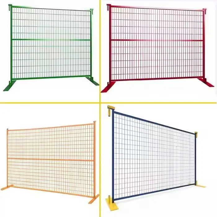 Hot Sale Canada Temporary Construction Fencing Welded Wire Removable Trellis & Gates with 3D Modeling Eco-Friendly Custom Colors