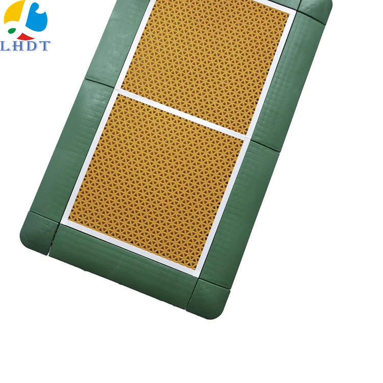 Wholesale Modern Basketball Court Green Outdoor Sports Tiles Flooring Interlocking Modular pp Sports Flooring