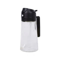 Reusable Glass Eco-Friendly Black Olive Oil Spray Pot 470ml Kitchen Household Pouring Dual-Purpose Air Fryer Atomizing Bottle