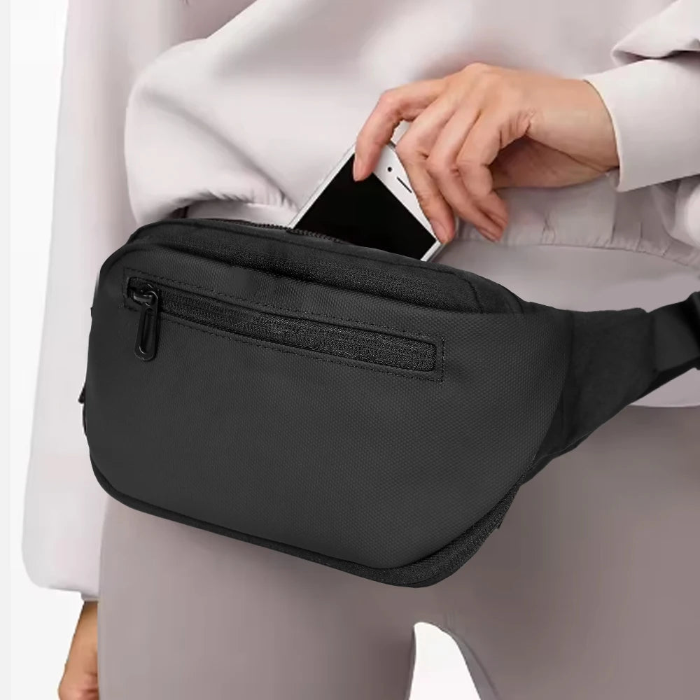 Custom Outdoor Running Waterproof Shockproof USB Multifunctional Storage Mobile Phone Fanny Pack Waist Bag Zipper Closure Unisex