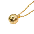 2024 New Gold Football Pendant Necklace Silver Game Soccer Charm Necklace Stainless Steel Fashion Jewelry Factory Wholesale