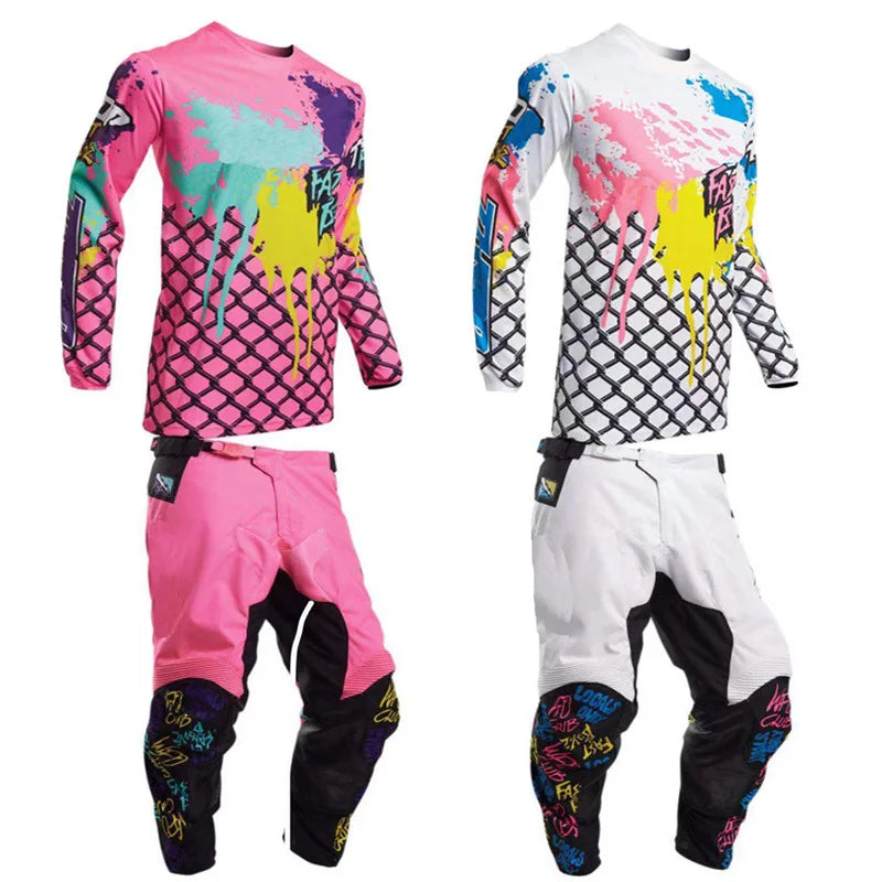 Outdoor Sports Cycling Sets for Bicycle & Motorcycle Racing Off-Road Apparel for Riding & Training