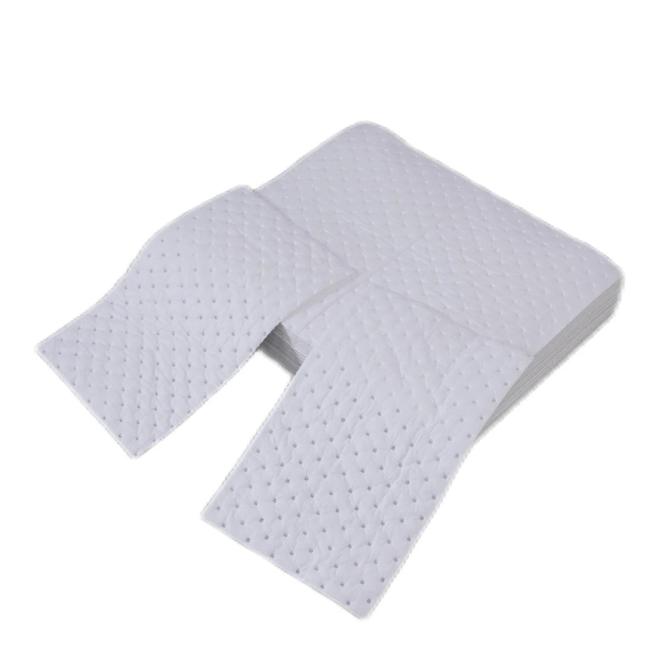 Oilspillpro 15*19 Heavy Weight High Absorption Dock Meltblown Absorbent Mat Oil Spill Sea Oil Pads Environmental Product