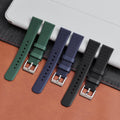 Soft Durable Fluorine Rubber FKM Watch Band Fluororubber Watch Strap 20mm 22mm with Quick Release
