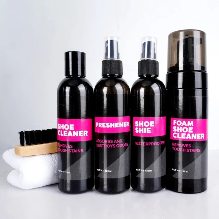 6-Piece Shoe Cleaning Essentials Kit with Leather Conditioner Feature