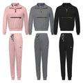 Custom logo Long Sleeve Nurse Uniforms Scrubs Suits for Women Doctor Hospital Uniform Sets Zipper Top Jogger Pants Scrubs Sets