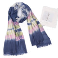 Rayon Tie-dyed Scarf New  Hemp Travel Sunscreen Warm Silk Scarf Foreign Trade Beach Towel Shawl Long Scarf