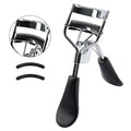 2025 Best Quality Custom Logo Mini Black Eyelash Curler with Comb Natural Eye Curling Eyelash Curler