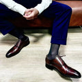 Wholesale Soft Mesh Ultra Thin Silk Socks Men Summer Knee High Nylon Business Dress Suit Socks