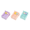 Kawaii 3D Miniature Bed Resin Cabochon for DIY Scrapbooking Doll Photography Prop Miniature Decoration