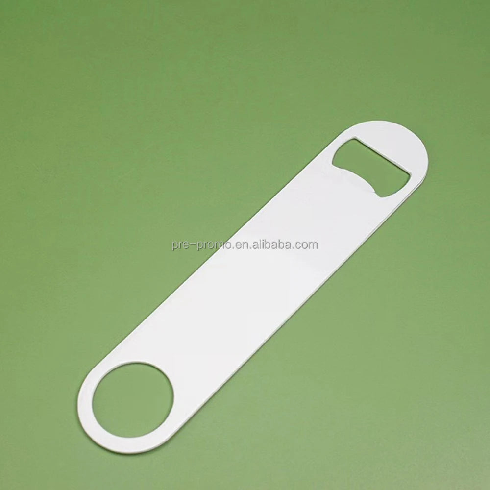 Wholesale 7" White Stainless Steel Sublimation Blank Bottle Opener