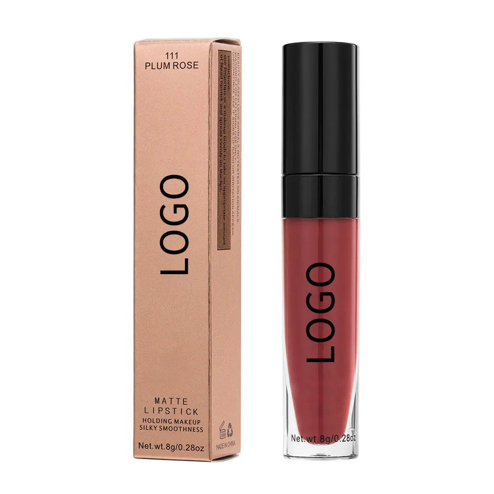 Fashionable Non-Sticky Matte Moisturizing Lip Gloss Fogsurface Lasting Waterproof Quick Dry Liquid Lipstick