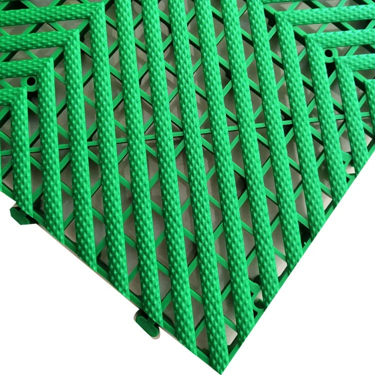 Modern Design Interlocking PP Material Plastic Garage Floor Tiles Indoor Car Wash Car Show Workshop Outdoor Sports Venues Hotels