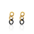 Chris April Fashion Jewellery 316L Stainless Steel Pvd Gold Plated Non-tarnish Chain Earrings