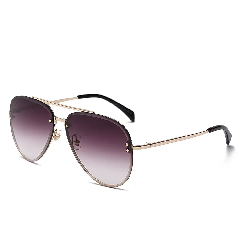 2025 Fashion High Quality European and American Fashion Metal Colorful Sunglasseshigh Quality Sunglasses for Men and Women