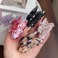 Custom Korean Butterfly Hair Claw Luxury Hollow Double Layer Butterfly Rhinestone Hair Claws Wholesale Hair Claws for Women