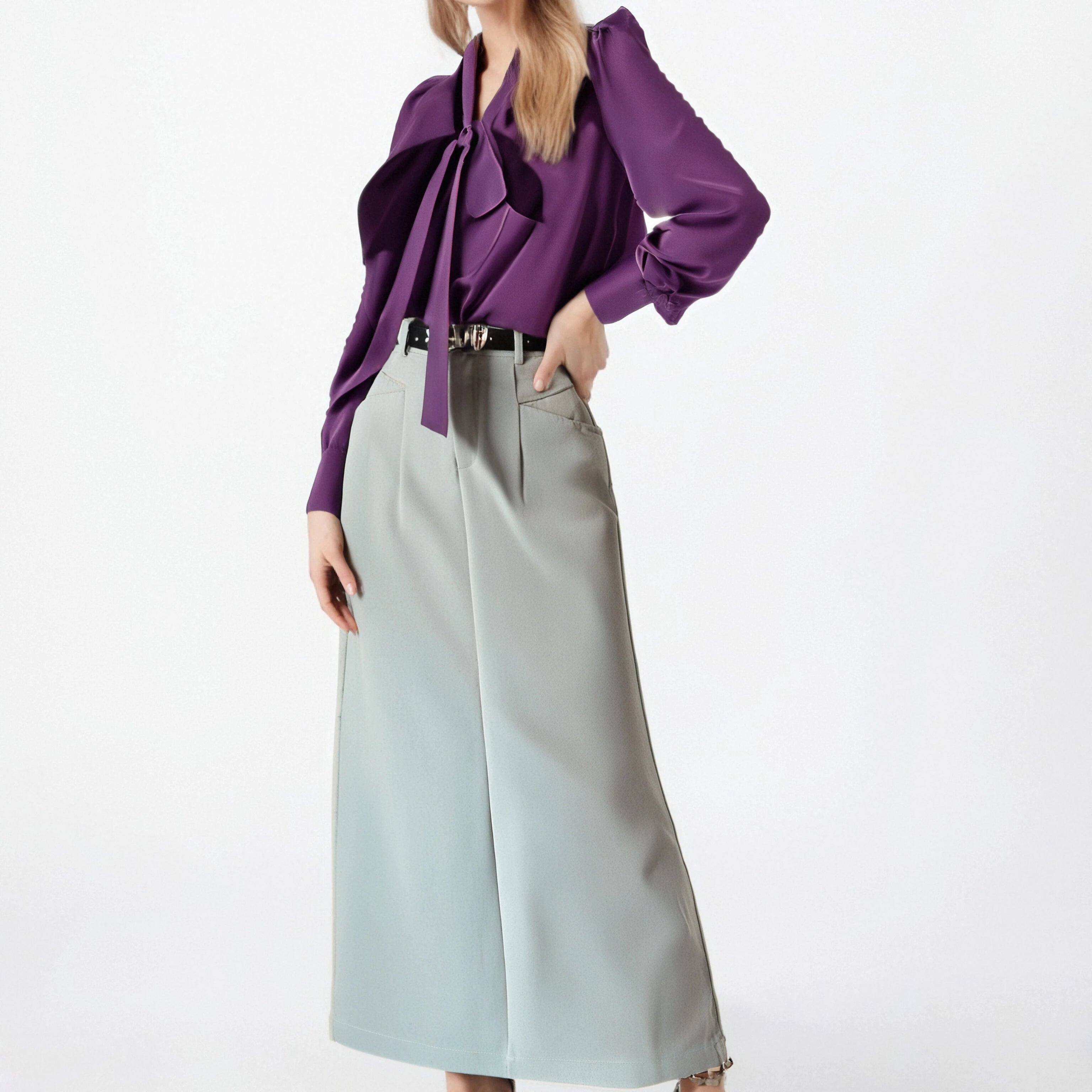 Customized Office Business logo Clothing Summer Women's Suits Shirt and Skirt Suit Design Matching Women's Clothing