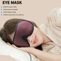 3D Contour Eye Mask for Hotel/Gift Small Order Welcome with Fast Shipping Blackout & Comfort OEM Service