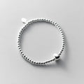 925 Sterling Silver Quality Pure Handmade Round Beads Bracelets for Women Girls Birthday Gifts Jewelry