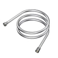 Bright Silver PVC Hose Thickened Shower Head Hose Explosion-proof and Winding Five-layer Bathroom Shower Hose