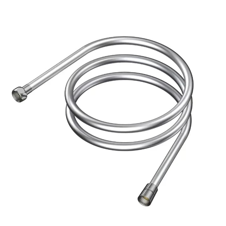 Bright Silver PVC Hose Thickened Shower Head Hose Explosion-proof and Winding Five-layer Bathroom Shower Hose