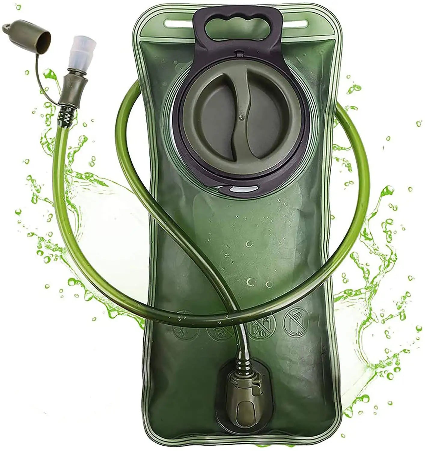 BSCI Factory OEM Customized Logo 1-3L Outdoor Tactical Hydration Water Bladder Bag New Product for Hiking Drinkware