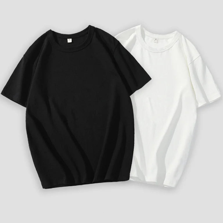 Wholesale Plain T Shirt Colorful 100% Cotton T Shirt Manufacturer Blank T-shirt for Men T-Shirt O-Neck Breathable Men's T-shirt