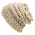 Unisex Thick Winter Thermal Acrylic Knitted Beanie Hats New Fashion Rib Design Custom Logo Outdoor Suitable Knitting Cap
