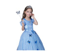 Factory Custom Kids Costumes Beautiful Butterfly Fairy Party Dresses Princess Elsa Dress for Girls