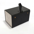 Multi-Slot Sunglasses Organizer Foldable Square PU Leather Glasses Storage Box Display for 2/3/4/5/6 Glasses Use with Bag