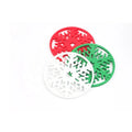 Elegant Red Snowflake Coaster Design Wholesale Christmas Decorations for Festive Home Decor
