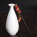 Vintage Flower Hairpin for Women Antique Hair Stick for Girl Hair Clip Costume Chinese Hair Pins Accessories