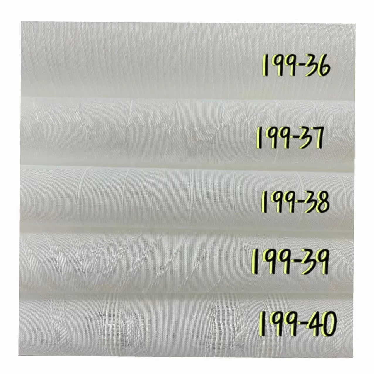 Ready Stock Soft Home Textile Polyester Voile Sheer Fabric for Living Room Curtains