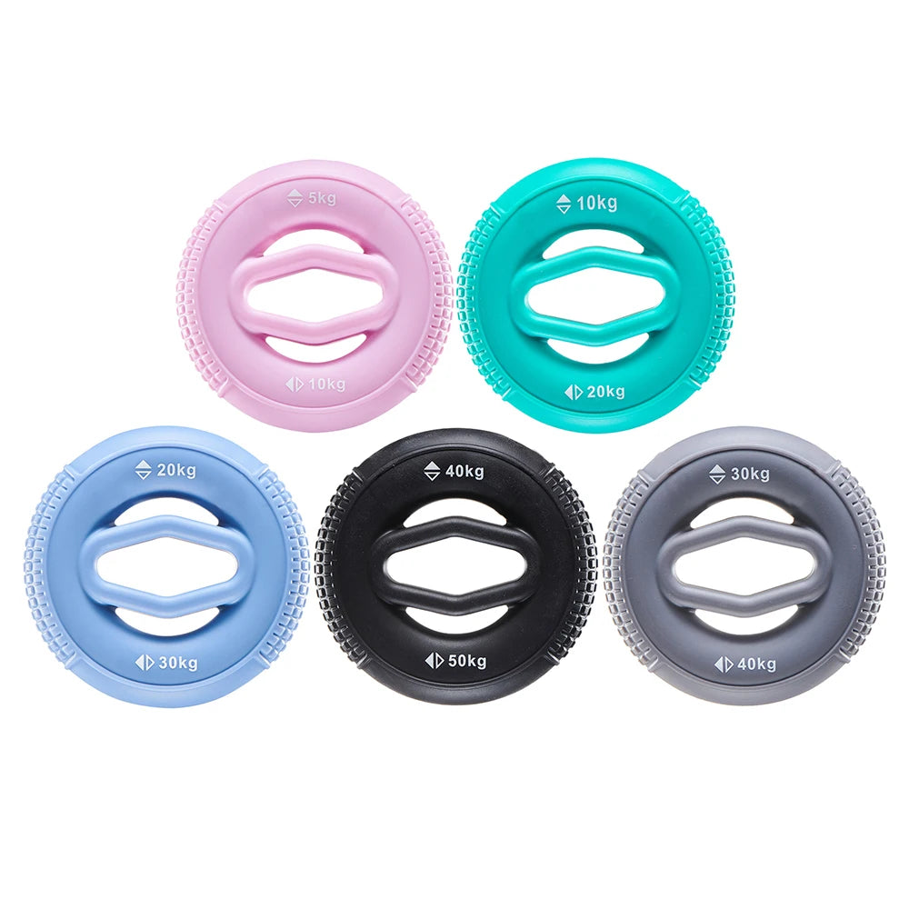 Athletes Workout 40-50 Kgs Silicone Rings Fingers Forearms Exercises Grip Trainer Hand Grip Strengthener