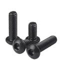 ISO7380 Grade 12.9 HexSocket Cap Screws Black Oxide Coating Hexagon Socket Button Head Screws