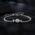 Factory Wholesale 0.5Carat 925 Sterling Silver Jewelry Bracelet Versatile and Exquisite Moissanite Woven Bracelet for Women