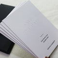 Customized Save the Date Wedding Invitation Cards With Matched Envelope Letterpress Embossing Wedding Cards