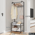 Metal Standing Coat Hat Living Room Furniture Coat Rack for Home Hotel Removable Bedroom Hanging Clothes Rack