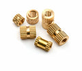 Brass Knurled Insert Metal Threaded Insert Nut Hot Melt M3x5x4.2 for 3D Printed