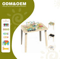9-in-1 Wooden Montessori Toys for Children Aged 6-36 Months Sensory Table Toys for Infants and Toddlers Gift