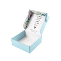 Custom Corrugated Shipping Box Mailer Blue Small Corrugated Box with Printing logo